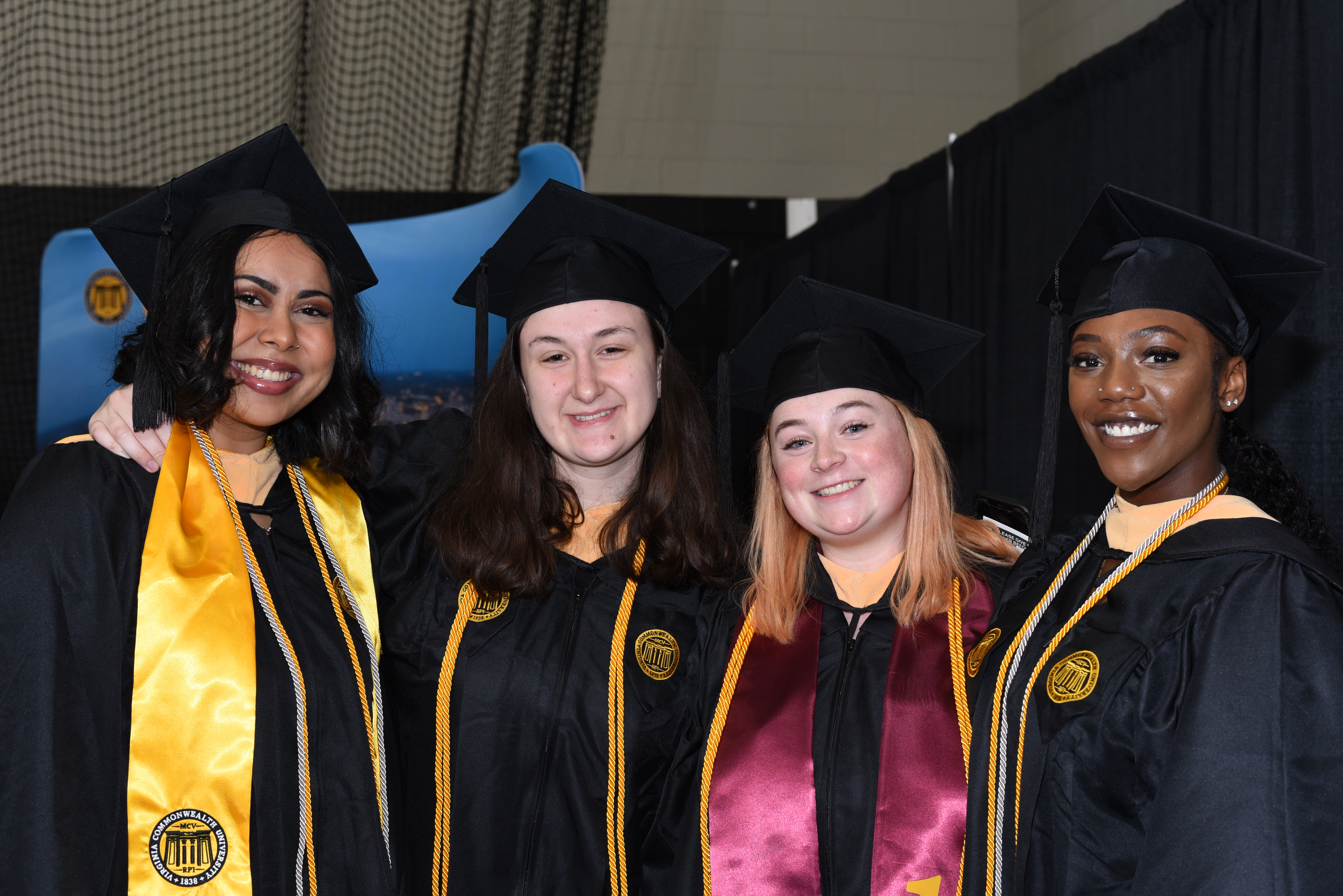 VCU School of Social Work graduates at the May 2022 Commencement ceremony.