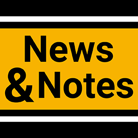 News and Notes - Faculty